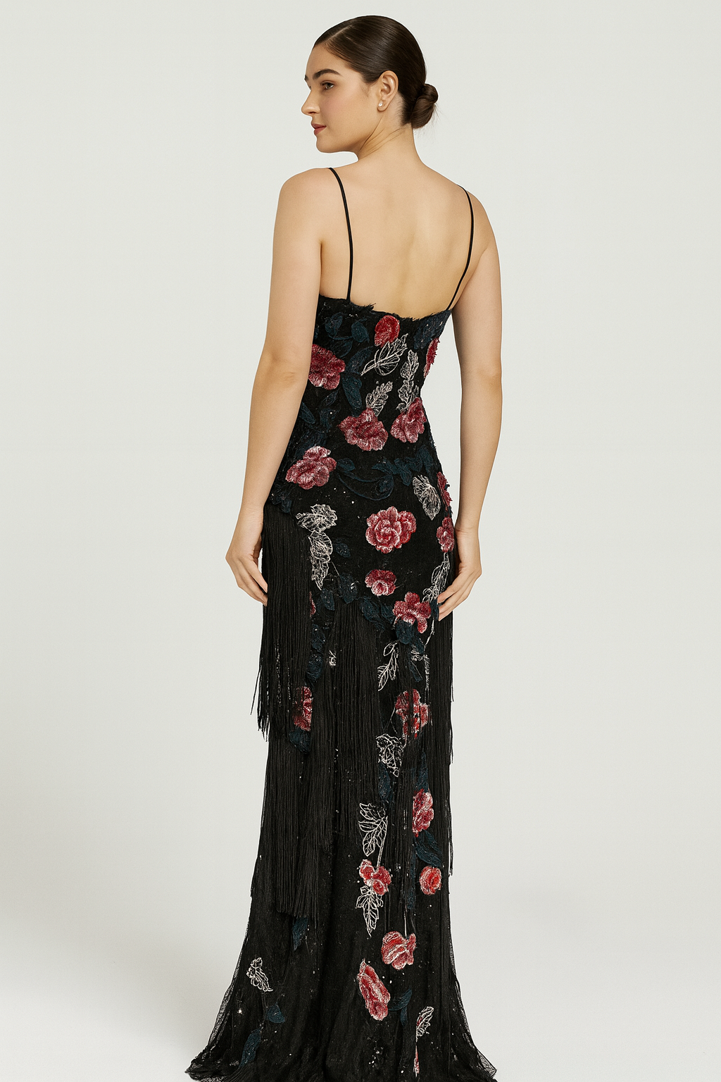 Mac Duggal 68223 Floral Embroidered Fringe Gown Black
Multi Sz 2 $598