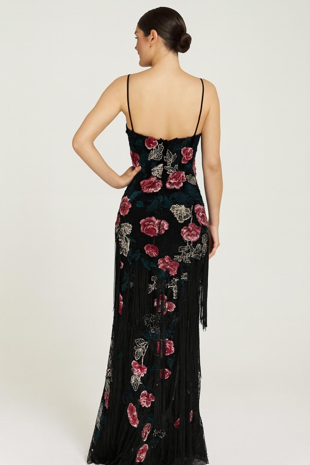 Mac Duggal 68223 Floral Embroidered Fringe Gown Black
Multi Sz 2 $598