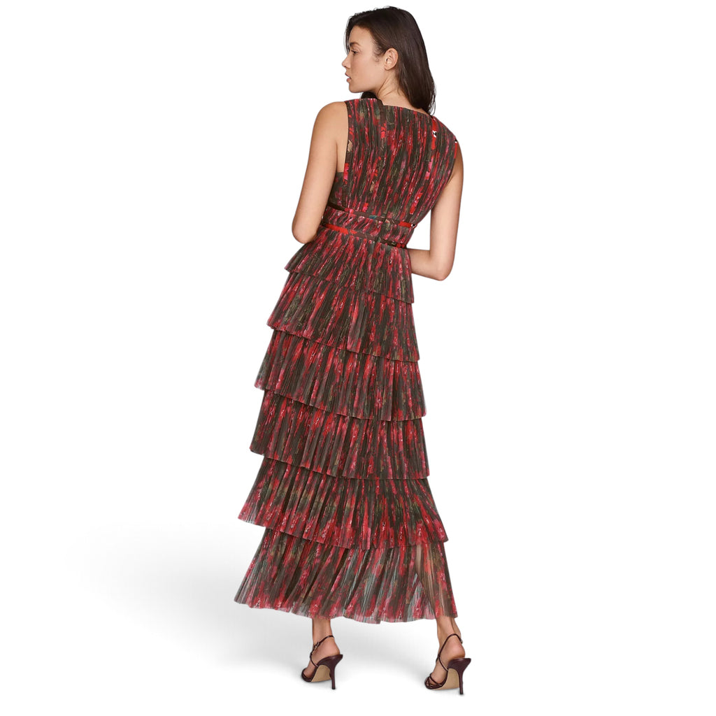 HUTCH Amora Maxi Gown Red Floral Size 2