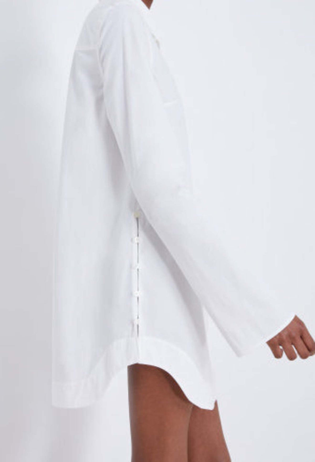 LOULOU STUDIO
EKNATH POPLIN DRESS - WHITE Sz Large $300