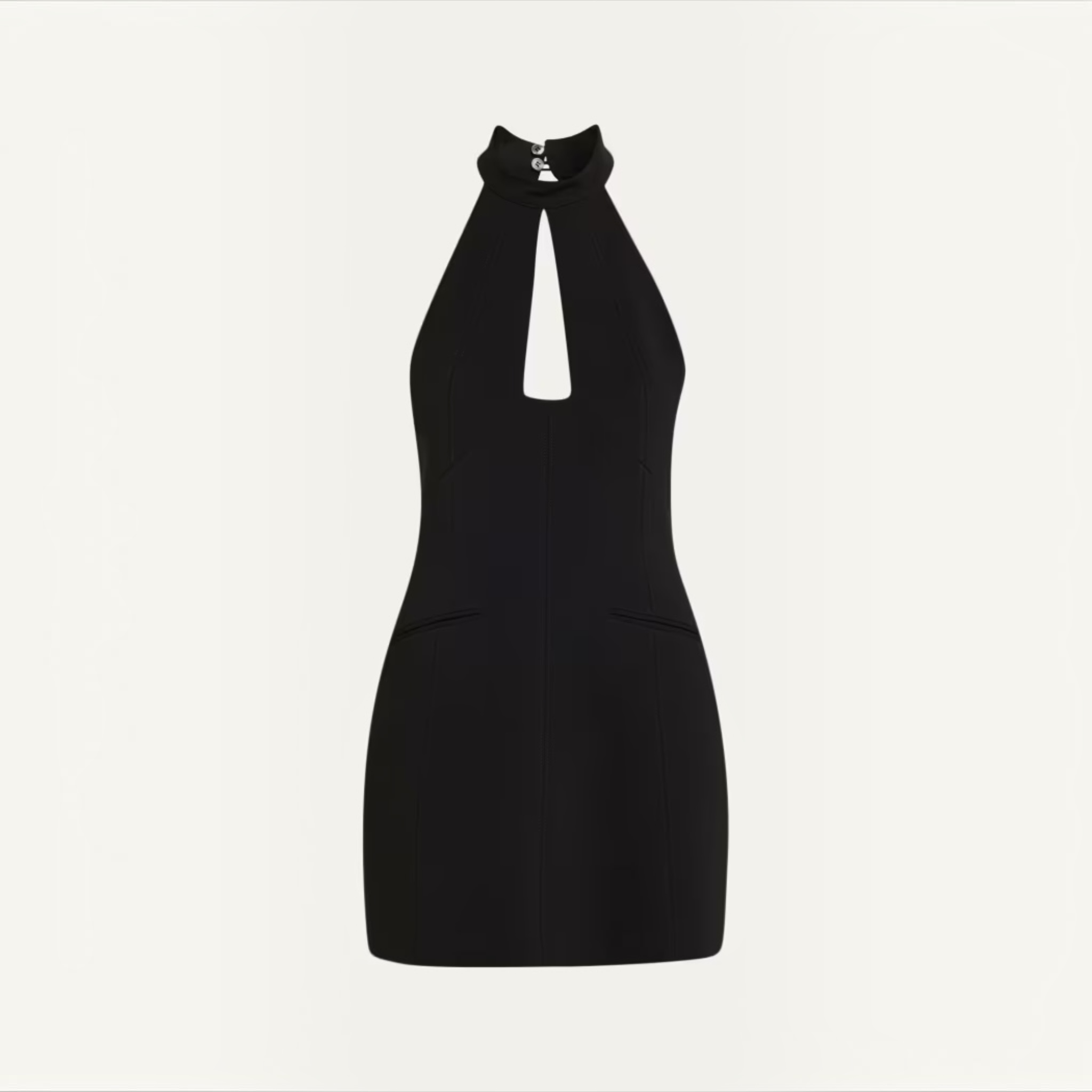 A.L.C. Lucie Halter Mini Dress Black Size 2