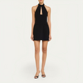 A.L.C. Lucie Halter Mini Dress Black Size 2