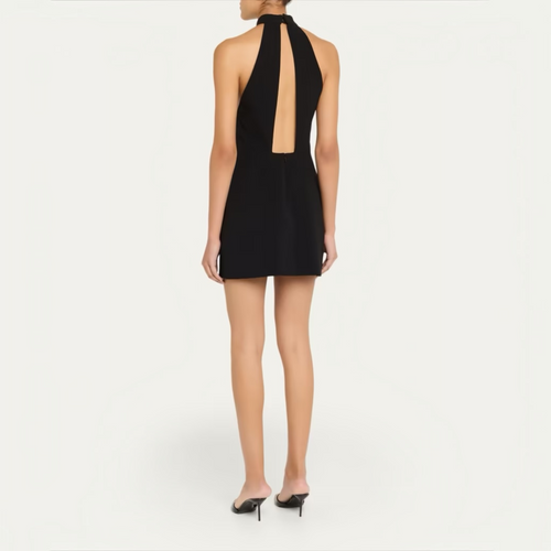 A.L.C. Lucie Halter Mini Dress Black Size 2