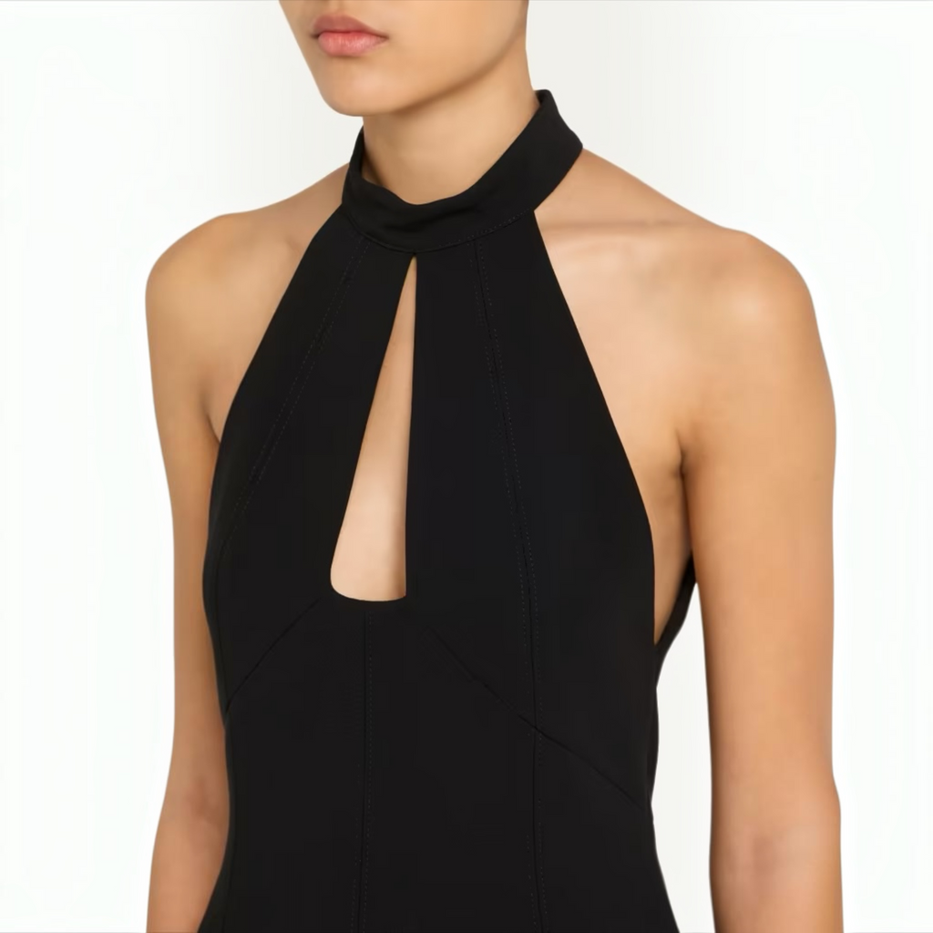 A.L.C. Lucie Halter Mini Dress Black Size 2