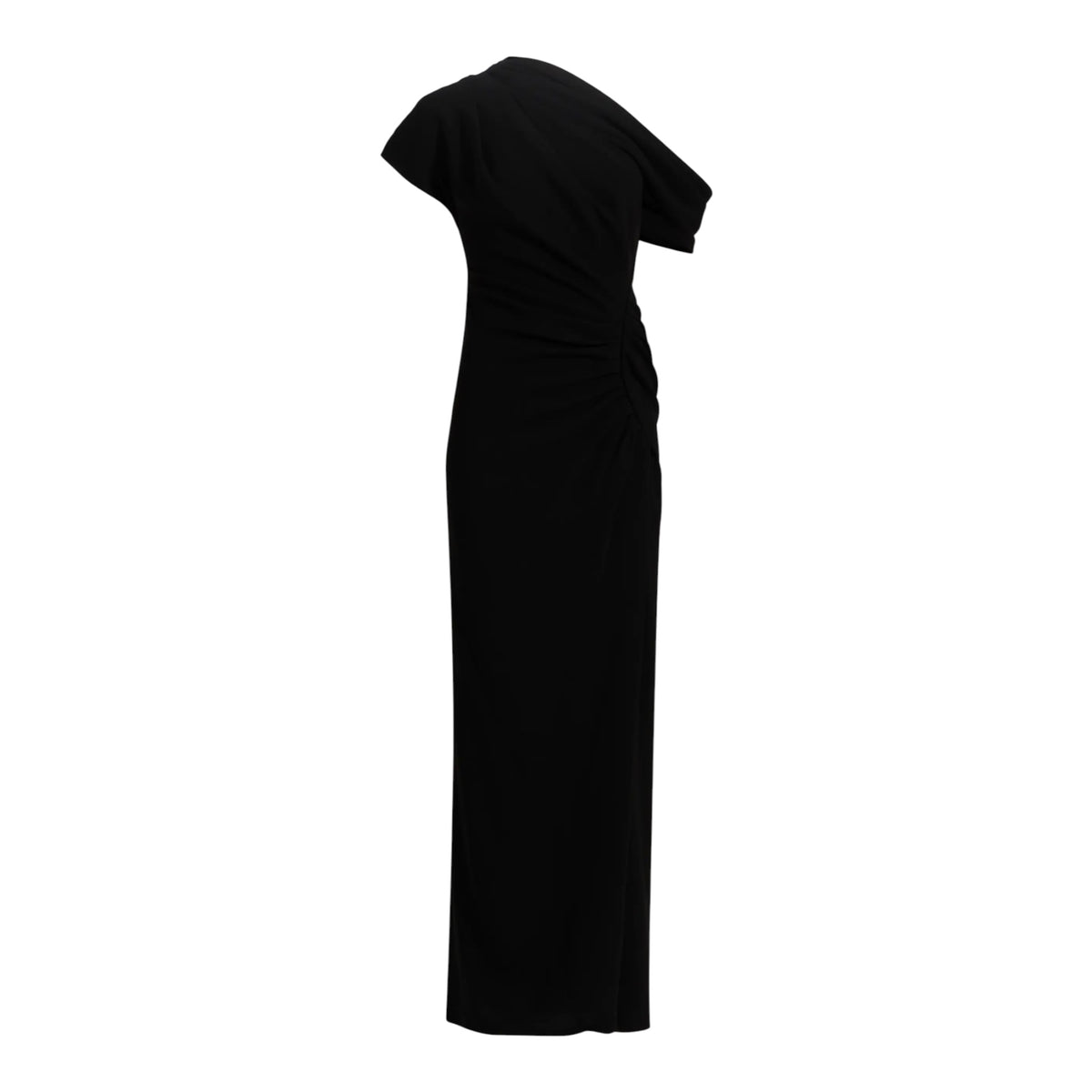 SIMKHAI Kally Draped Column Gown Black Size 6