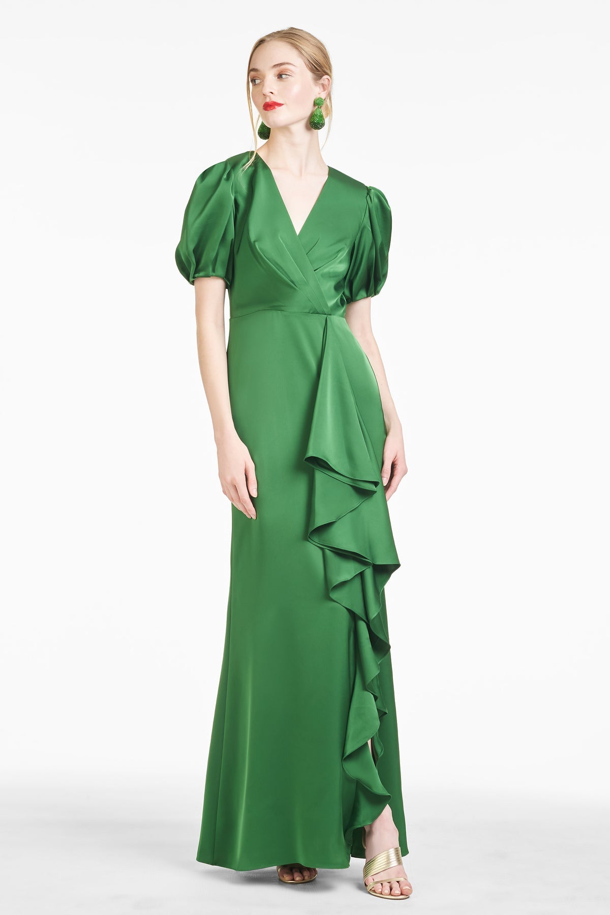 Sachin & Babi MILA GOWN - EMERALD Sz 8 $650