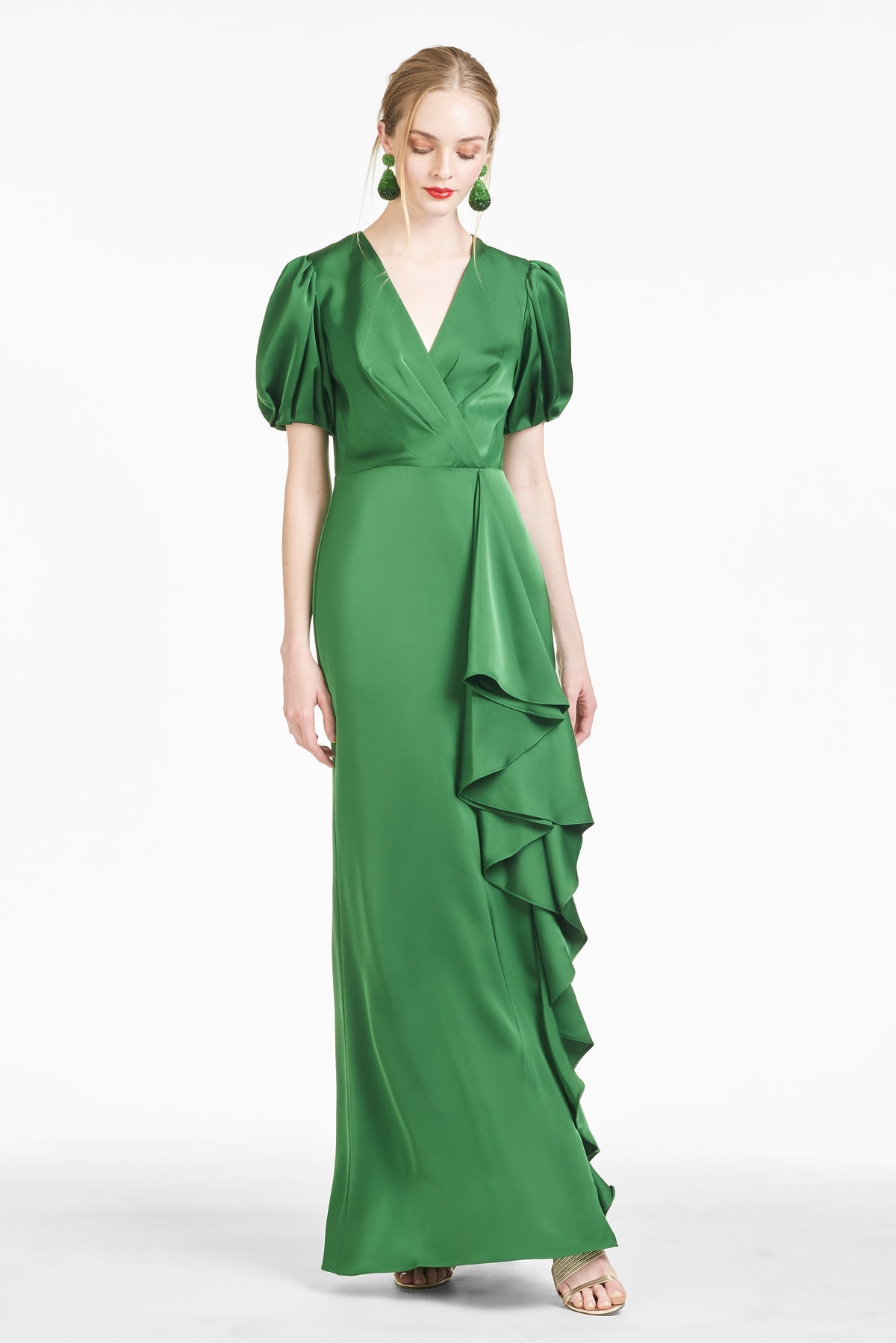 Sachin & Babi MILA GOWN - EMERALD Sz 8 $650