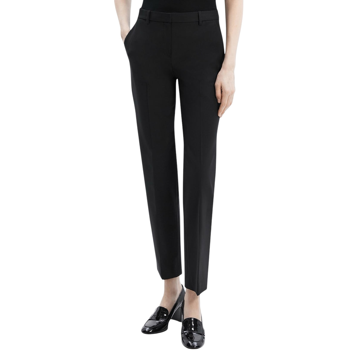 THEORY Treeca Classic Suit Pants Black Size 4