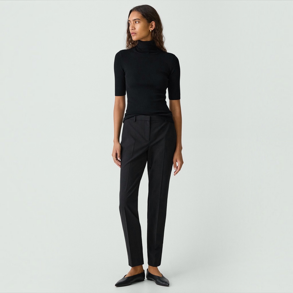 THEORY Treeca Classic Suit Pants Black Size 4