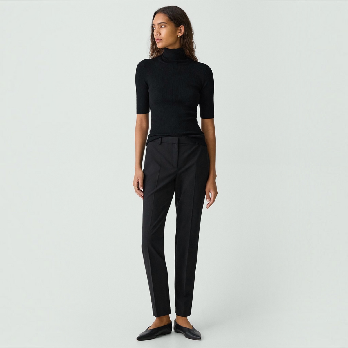 THEORY Treeca Classic Suit Pants Black Size 4