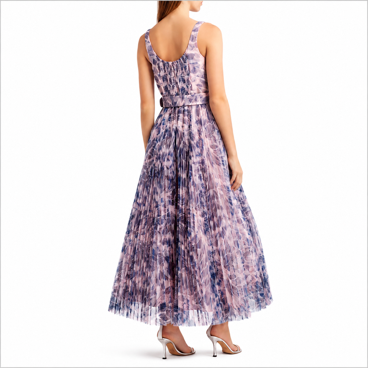 Hutch Pleated Sleeveless Fit & Flare Cocktail Dress sz 4