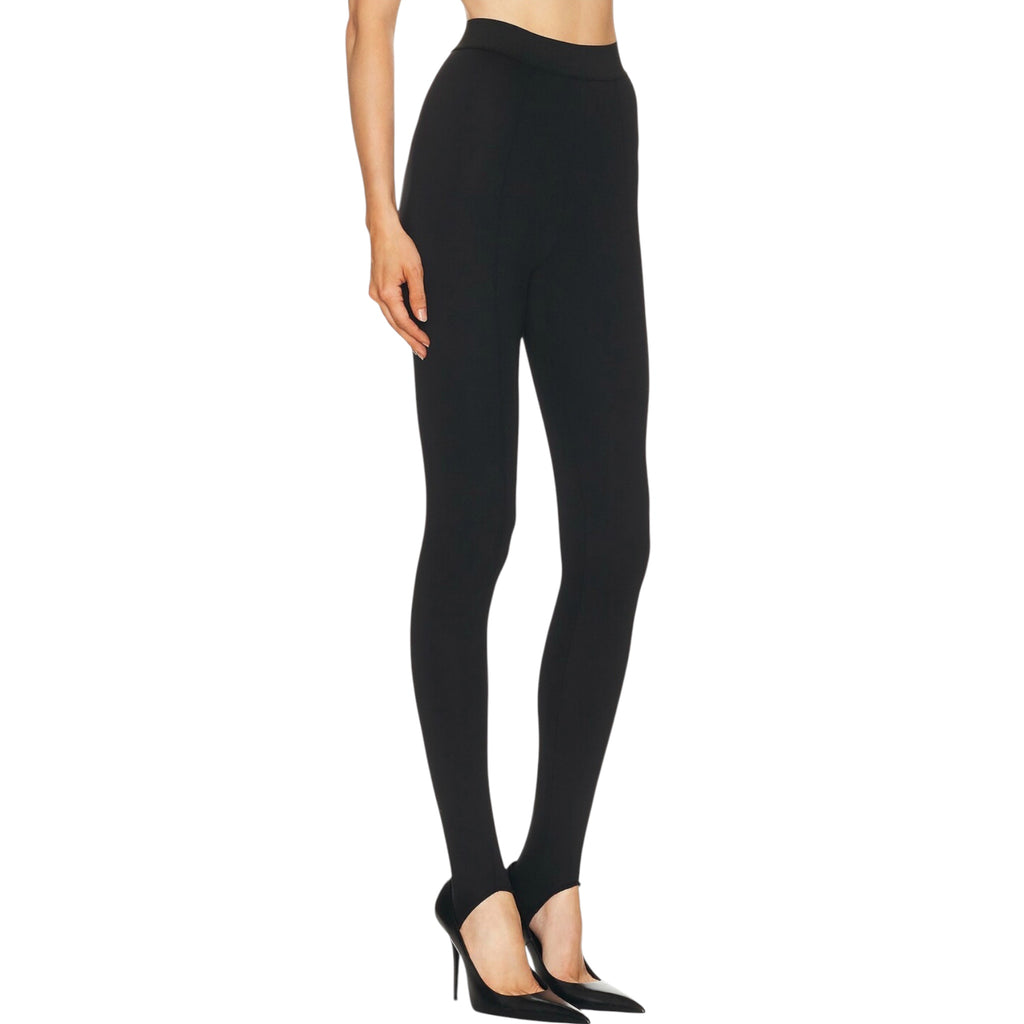 WARDROBE.NYC Opaque Stirrup Leggings Black Size Large