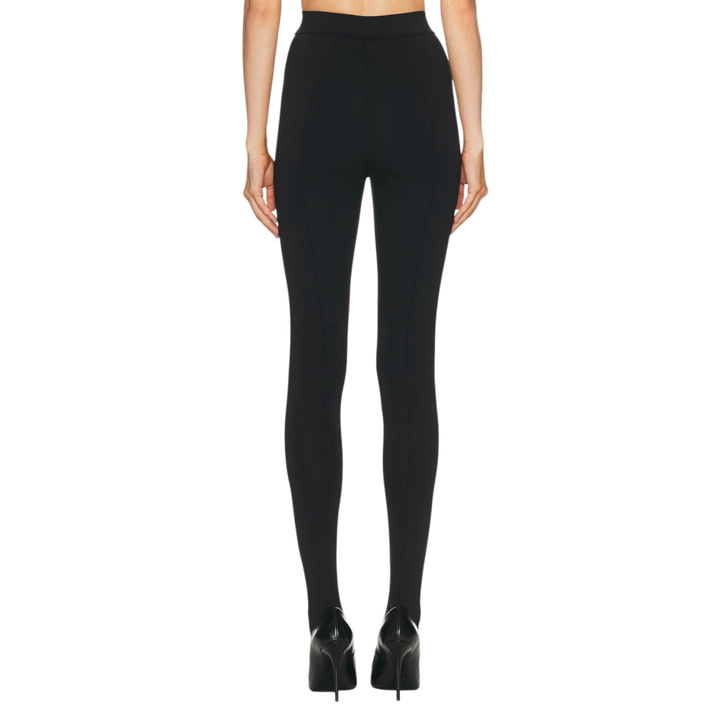 WARDROBE.NYC Opaque Stirrup Leggings Black Size Large