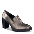 Paul Green Nina Pump in Grunge Metallic Leather Sz 7 $429