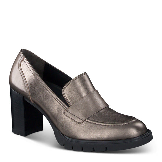 Paul Green Nina Pump in Grunge Metallic Leather Sz 7 $429