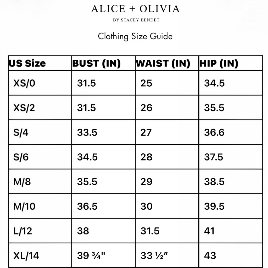 Alice + Olivia Alexander High-Rise Slim Straight Trouser – Off White – Size 4