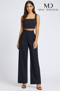 Mac Duggal 81161 Navy Wide-Leg
Pants Sz 8 $298