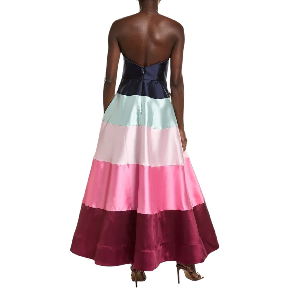 Hutch Tasha Strapless Colorblock Gown – Size Small