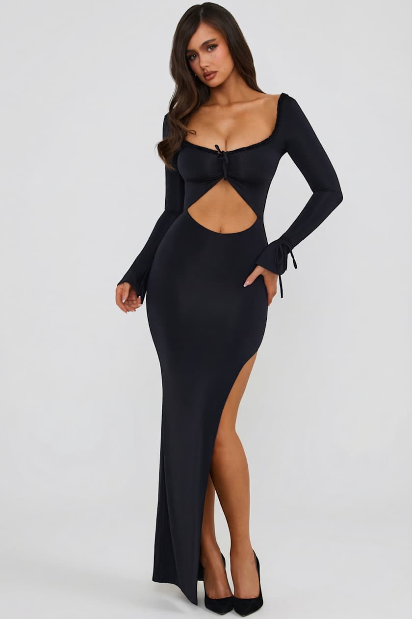 Oh Polly Matilda Ruffle-Trim Cut-Out Maxi Dress
Size US 0 $145