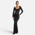 Oh Polly Alila Bow-Detail Ruched
Maxi Dress Size US 4 Black
