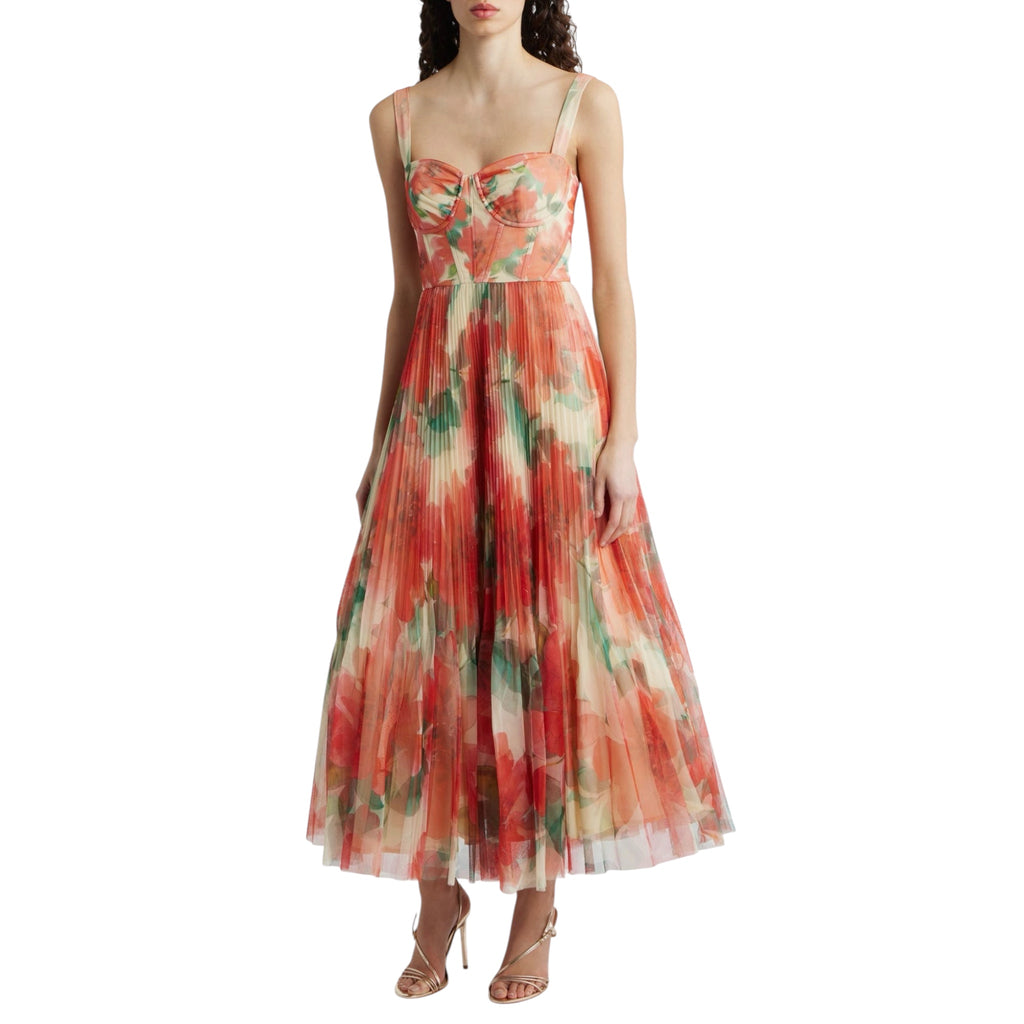 Hutch MacClare Floral Micropleat Gown Size 2