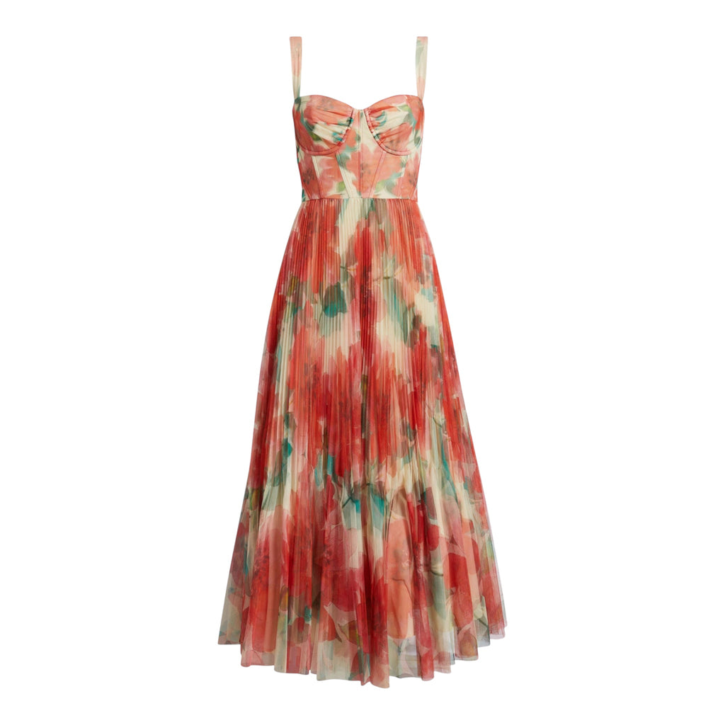 Hutch MacClare Floral Micropleat Gown Size 2