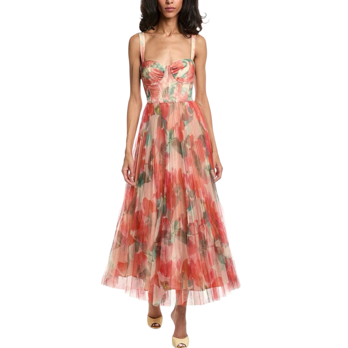 Hutch MacClare Floral Micropleat Gown Size 2