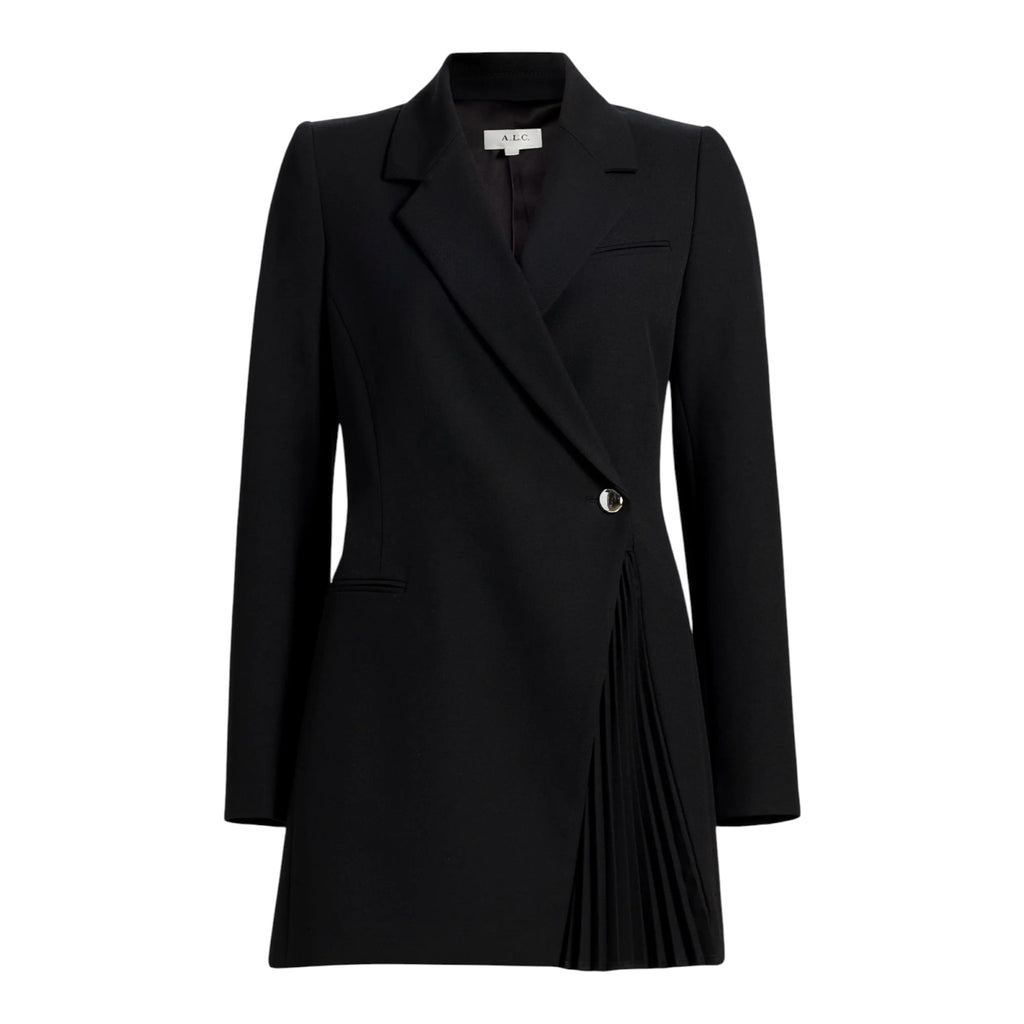 A.L.C. Callen Pleated Blazer Minidress Black Size 4