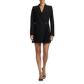 A.L.C. Callen Pleated Blazer Minidress Black Size 4