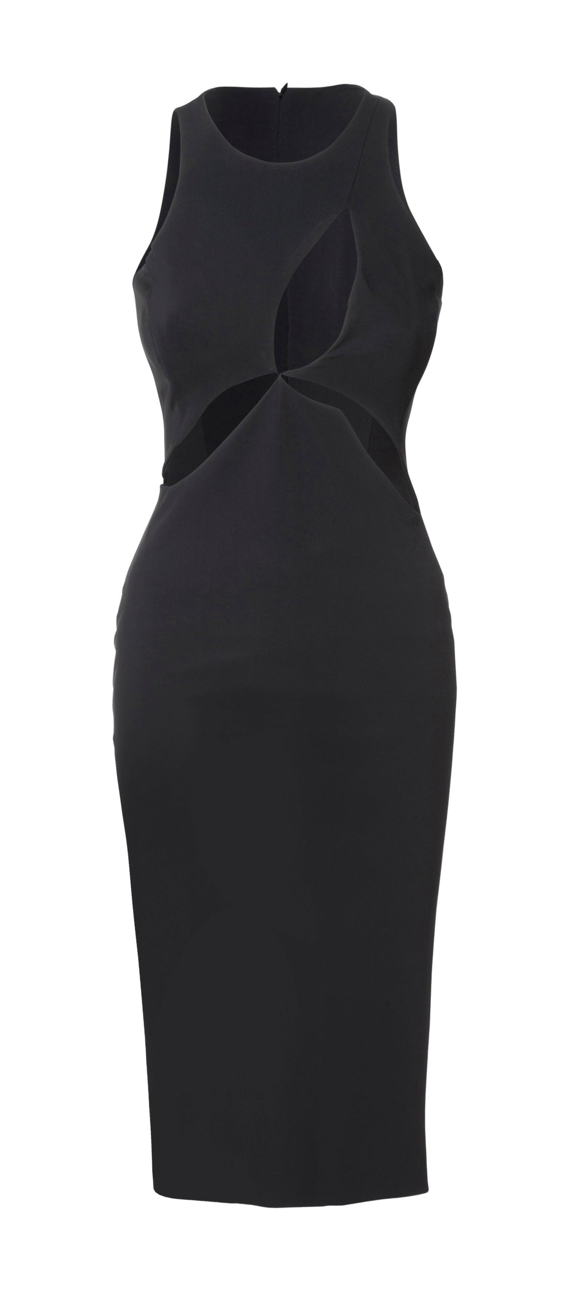 Mother of All Danielle Cutout Midi Dress Black