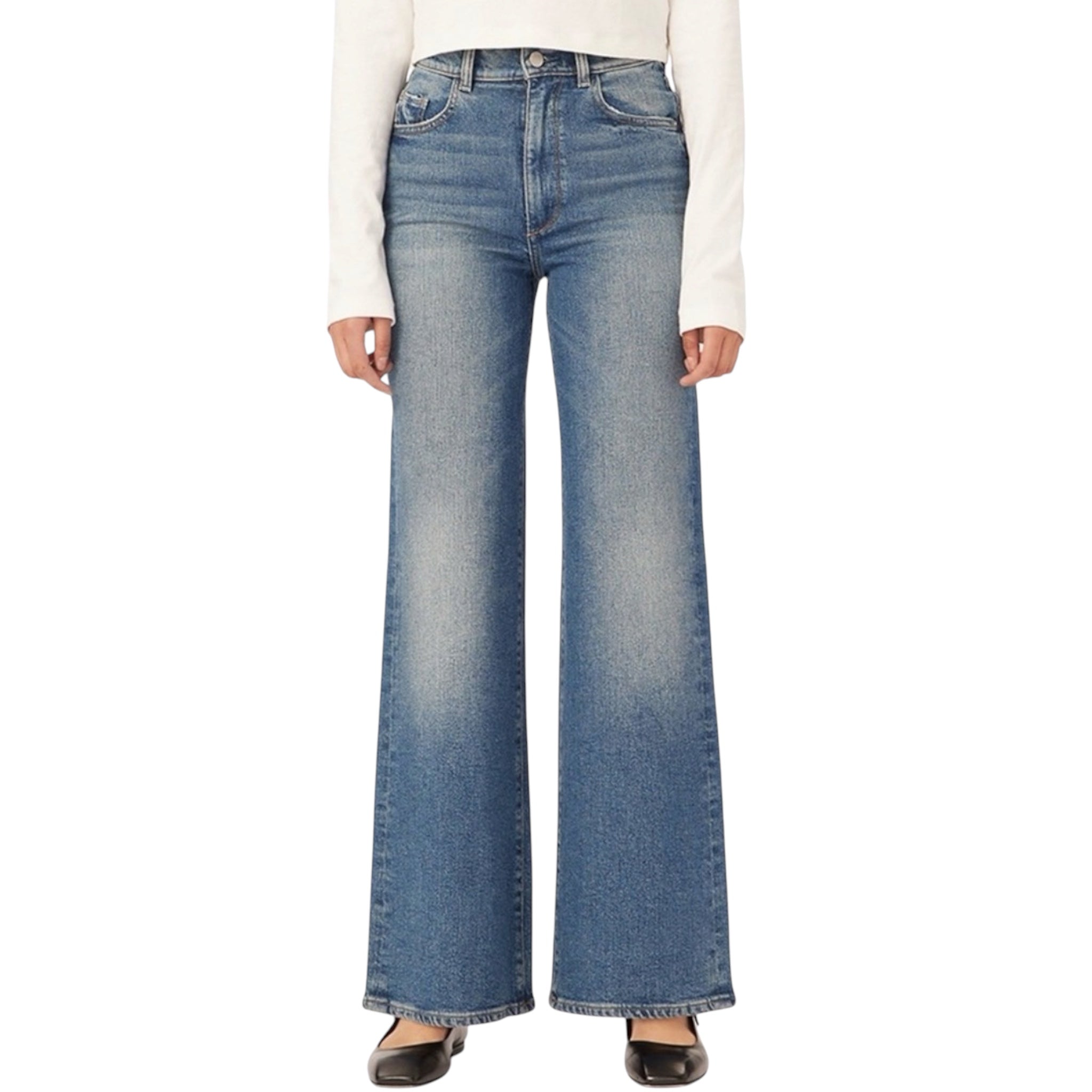DL1961 Hepburn Wise Leg High Rise Vintage Jeans East Lake
Sz 29