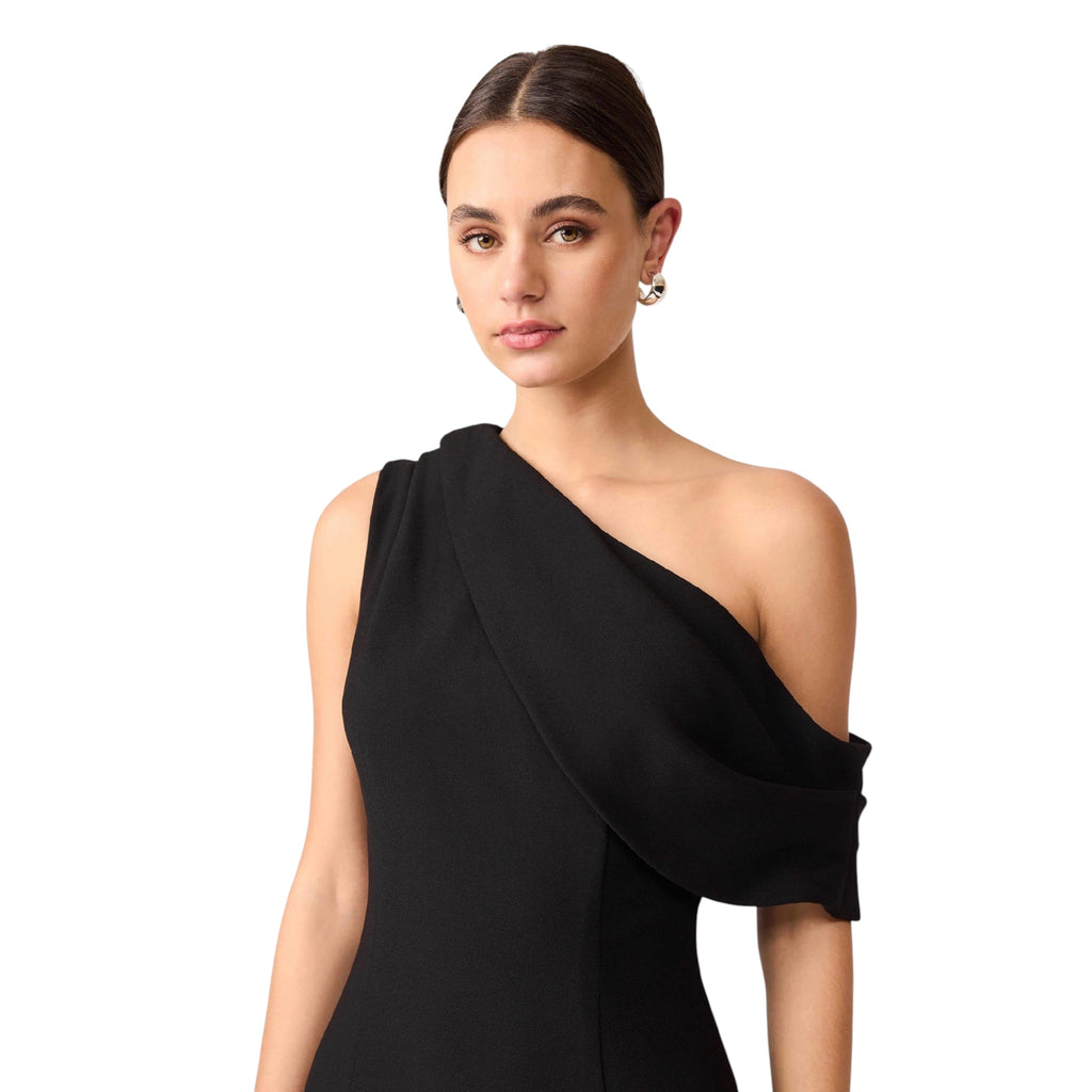 ELLIATT Ava Asymmetrical Mini Dress in Black Sz Small