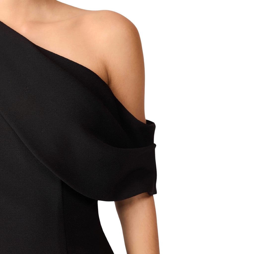 ELLIATT Ava Asymmetrical Mini Dress in Black Sz Small