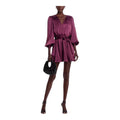 Ramy Brook Montana Belted Mini Dress in Pinot Noir Sz XS $425