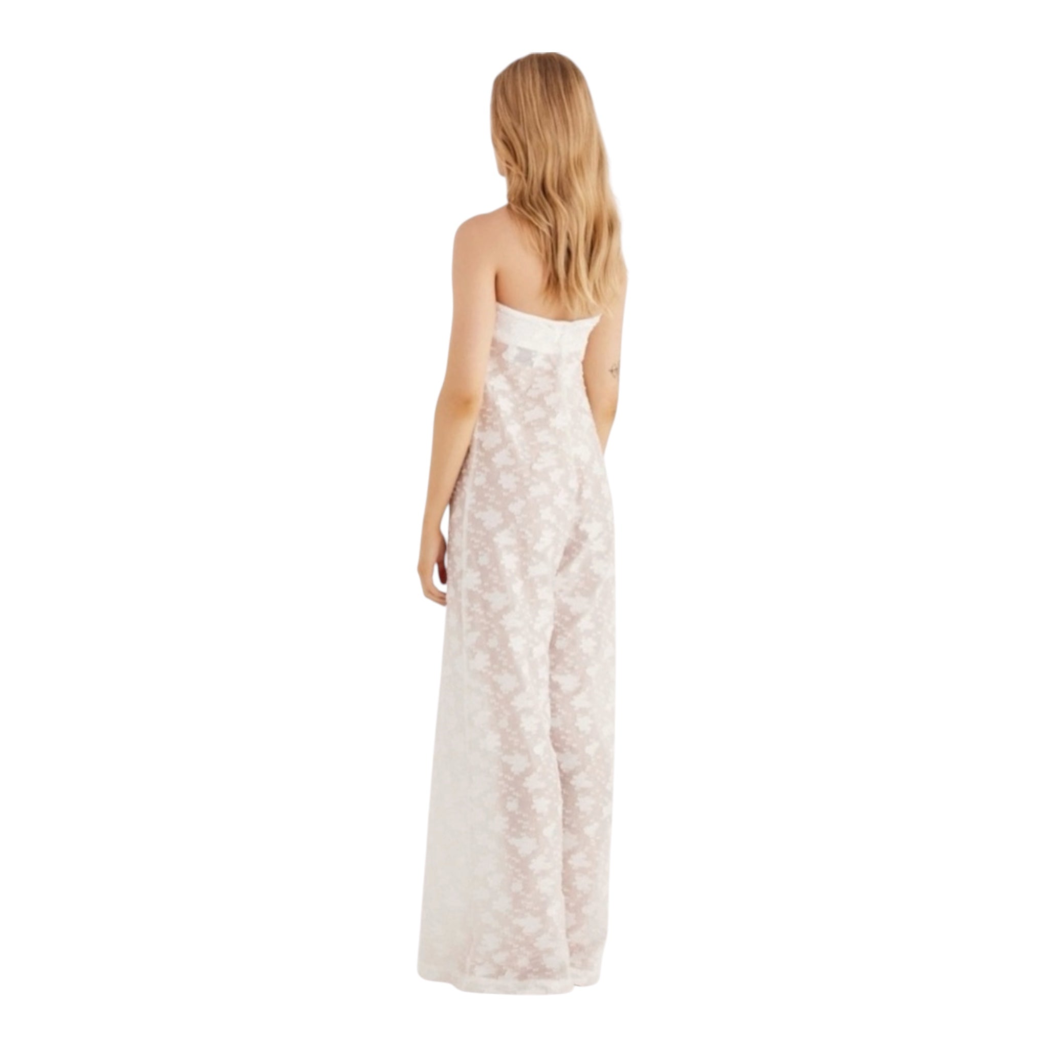 RUMER the Label Billie Jumpsuit w Lining Strapless Fil Coupé Sz Medium $439