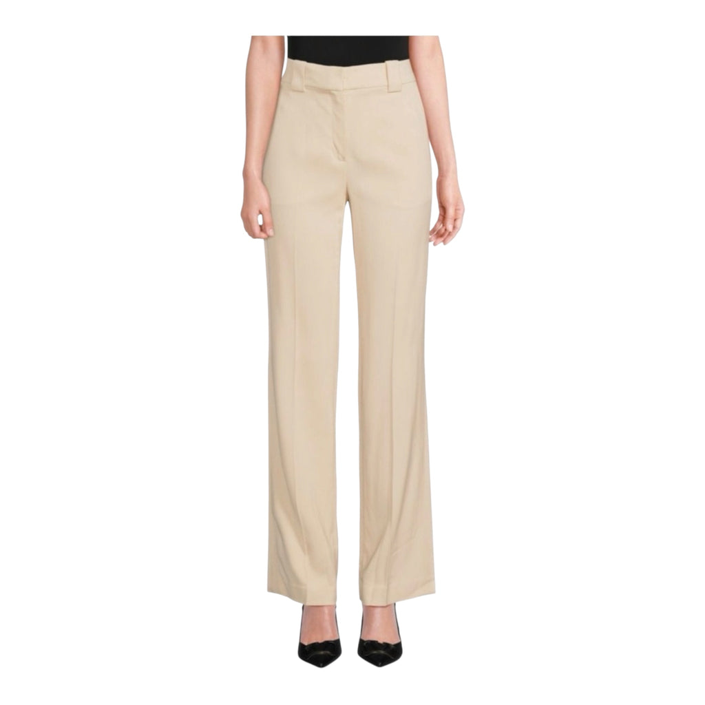 A.L.C. Kennedy Flat Front Pants Sheer Bliss Tan Sz 0