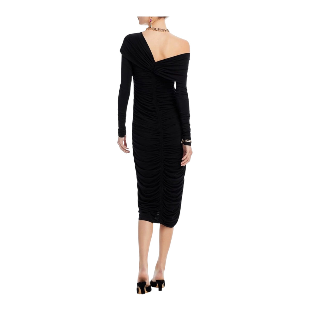 A.L.C. Marie Jersey Midi Dress
Ruched Off The Shoulder Long Sleeve Black Size XS