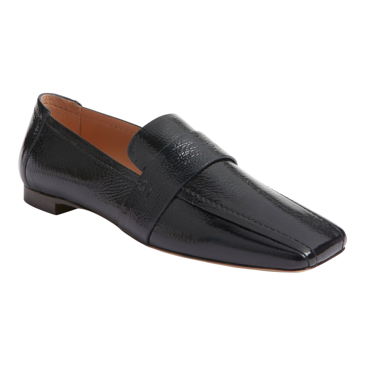 MANSUR GAVRIEL Square Toe Patent Leather Loafers Black 36.5 US 6.5