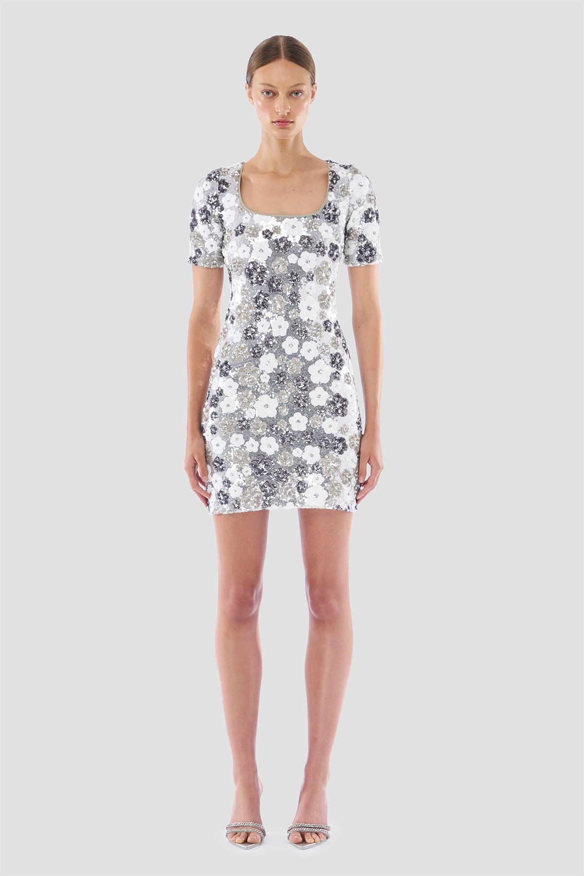 LE SUPERBE
WINTER GARDEN Sequin SHIFT DRESS Sz 2 $465