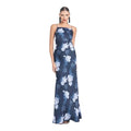 Sachin & Babi Shyla Floral Print Gown Midnight Glacial Rose Sz 0