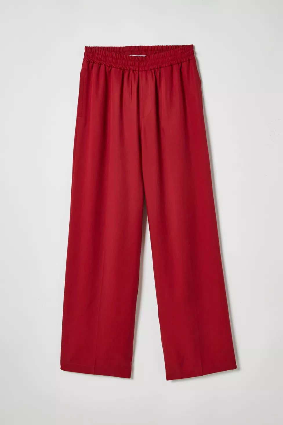 BOBBLEHAUS Signature Tencel Pull-On Pant in Red Sz Large $155