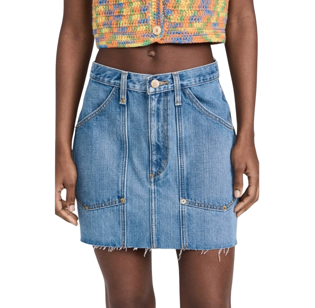 RE/DONE Workwear Denim Skirt Sz 26