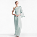 Sachin & Babi Keely One-Shoulder
Jade Gown Size 10 $325