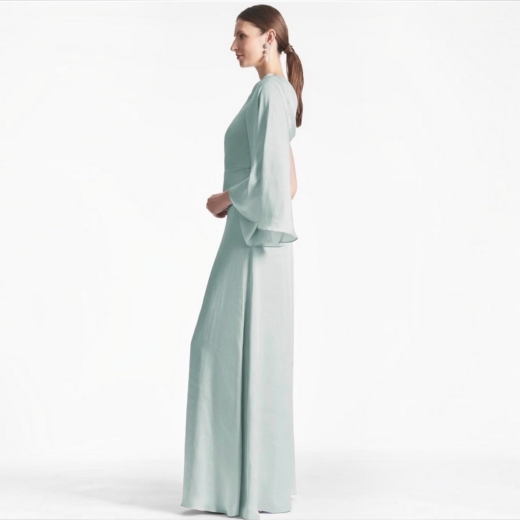 Sachin & Babi Keely One-Shoulder
Jade Gown Size 10 $325