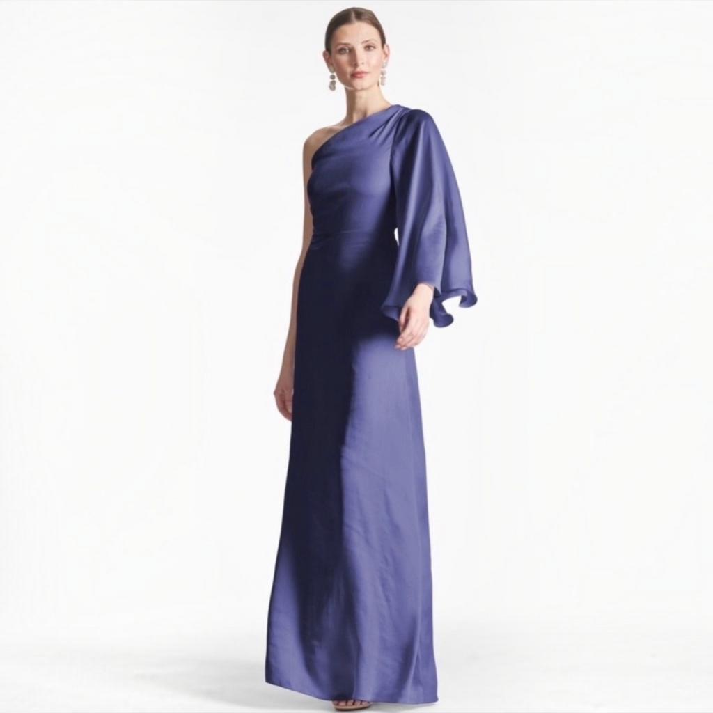 Sachin & Babi Keely One-Shoulder
Cobalt Gown Size 6