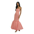 Hutch Olina Strapless Trumpet Gown – Ivory/Orange Size 0