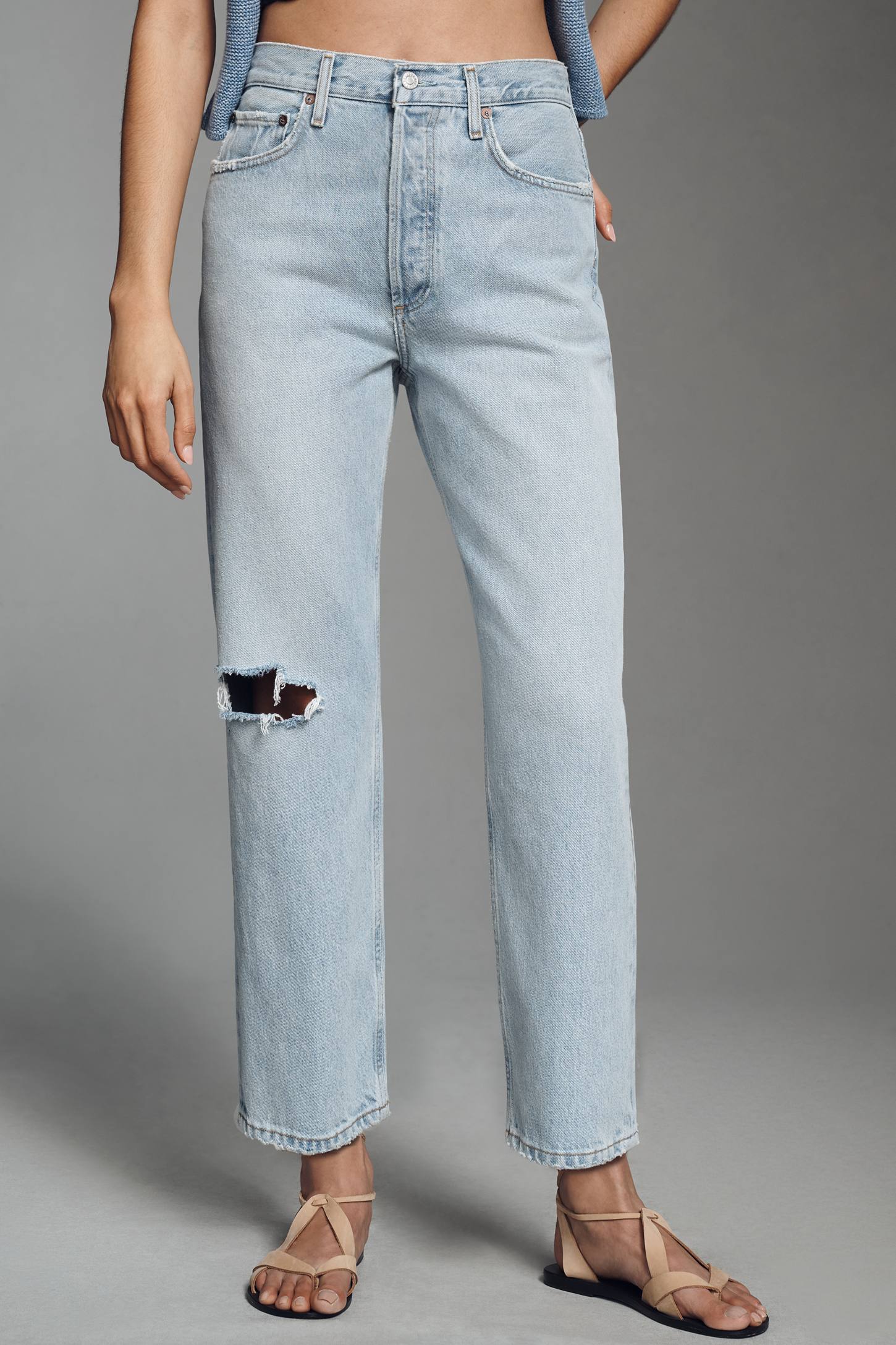 AGOLDE 90's Mid-Rise Loose
Straight-Leg Jeans Sz 26 $238