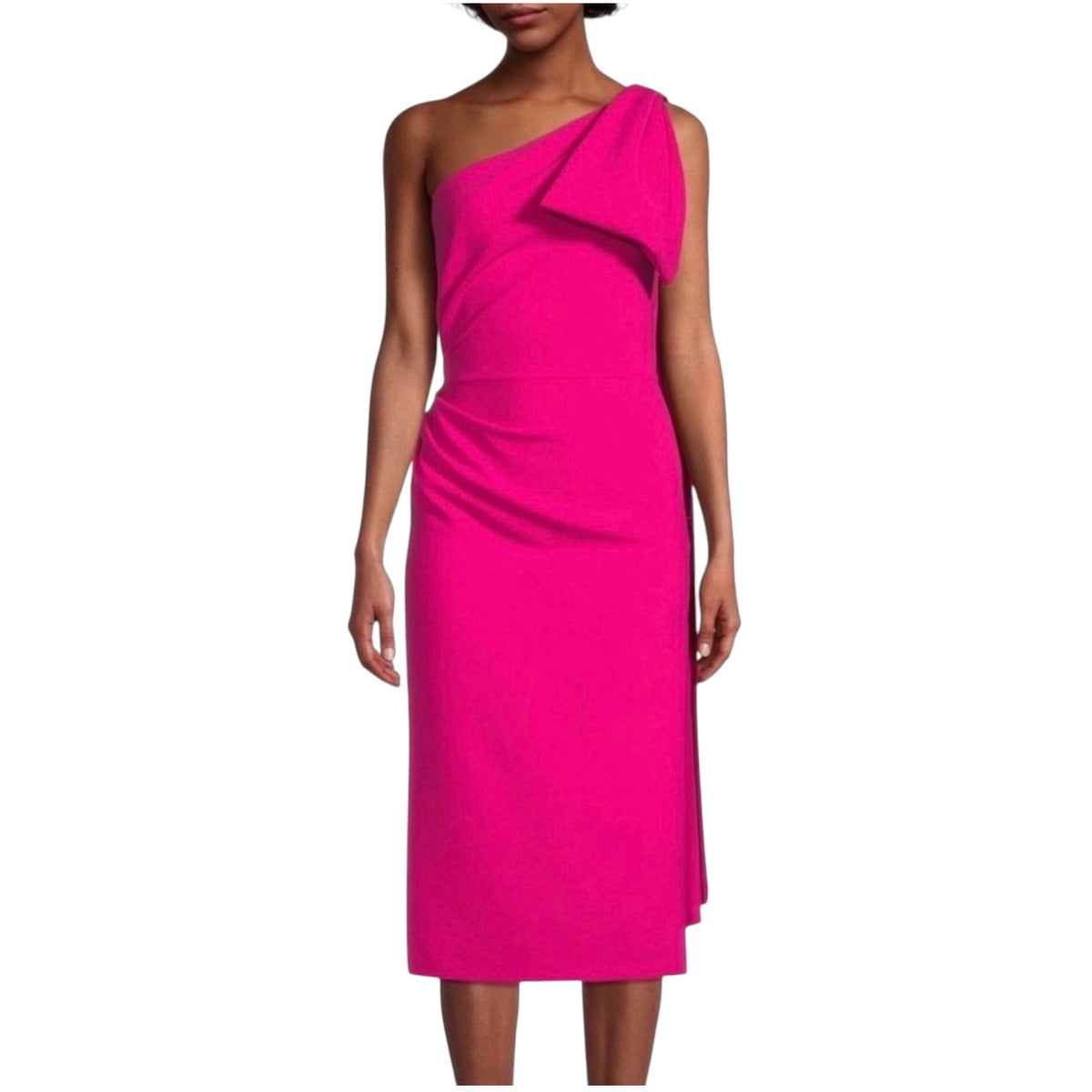 Sachin & Babi
Miranda One-Shoulder Sash Midi-Dress in Passionfruit Sz 6
