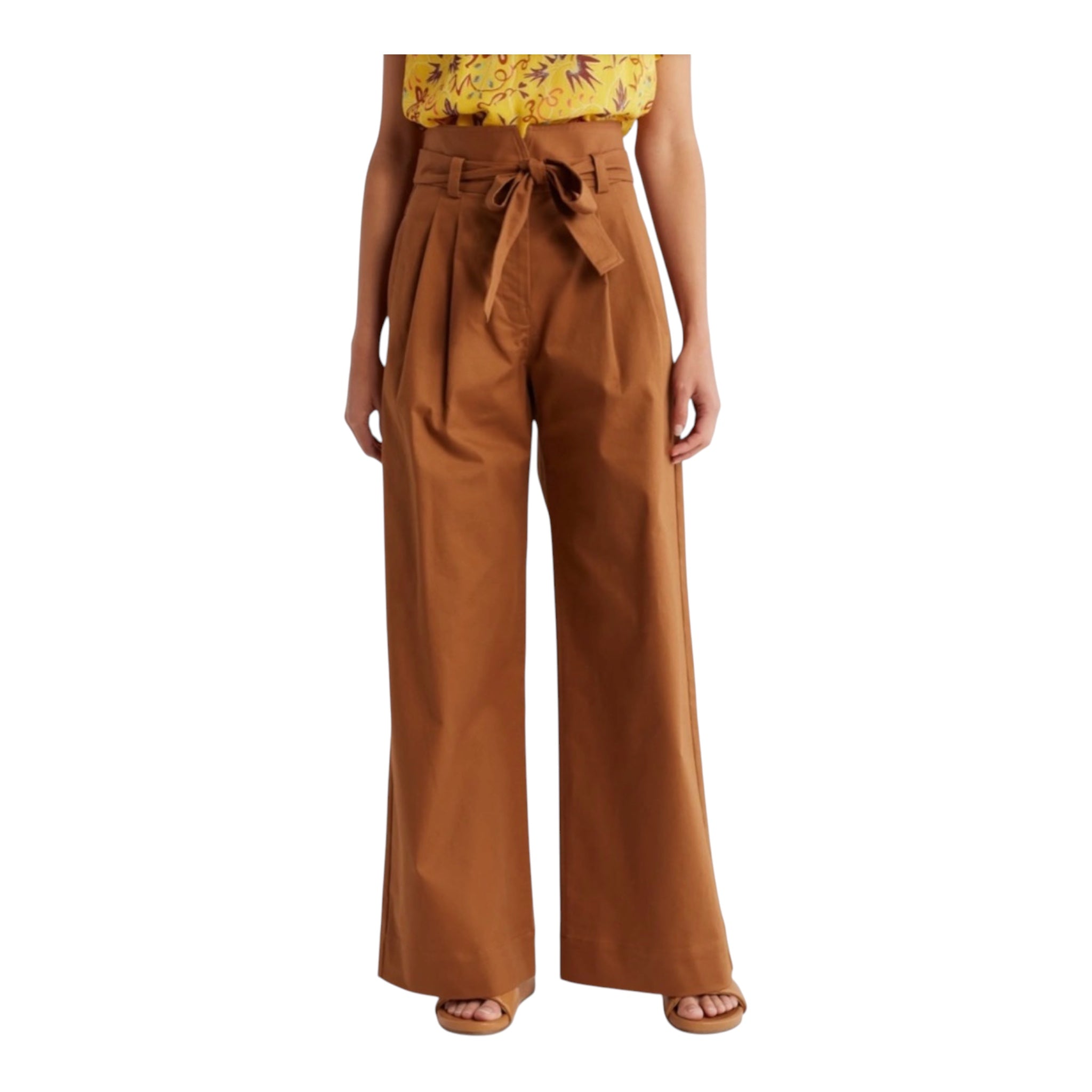 ALC Emily Wide Leg Pants in Burnt Terracotta Sz 2 $395