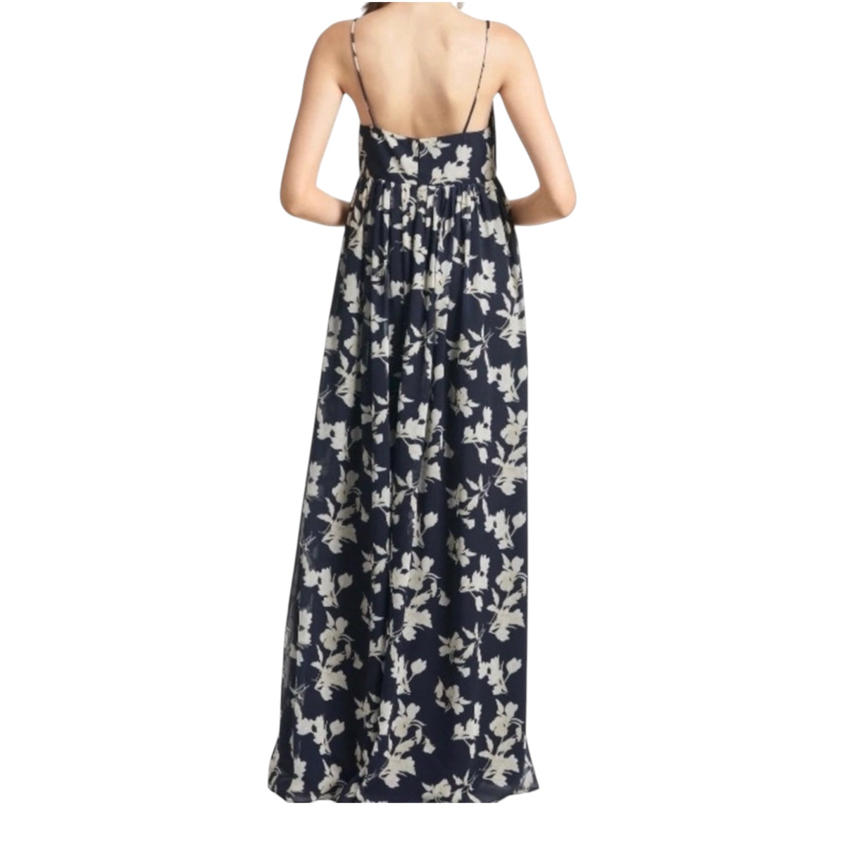 Sachin & Babi Jessica Gown Navy Venetia Petal Sz 10